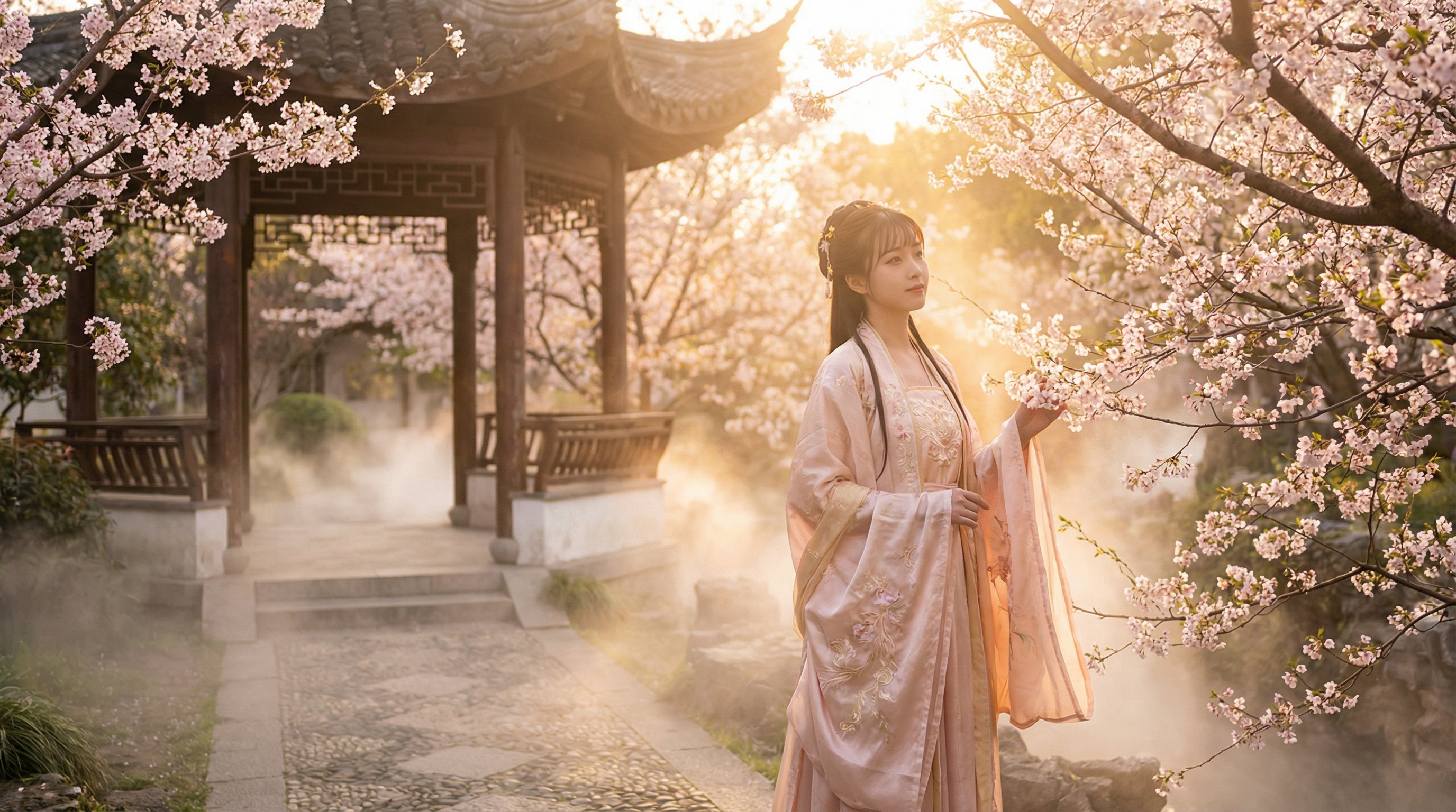 羞耻play视频：古风汉服美少女写真